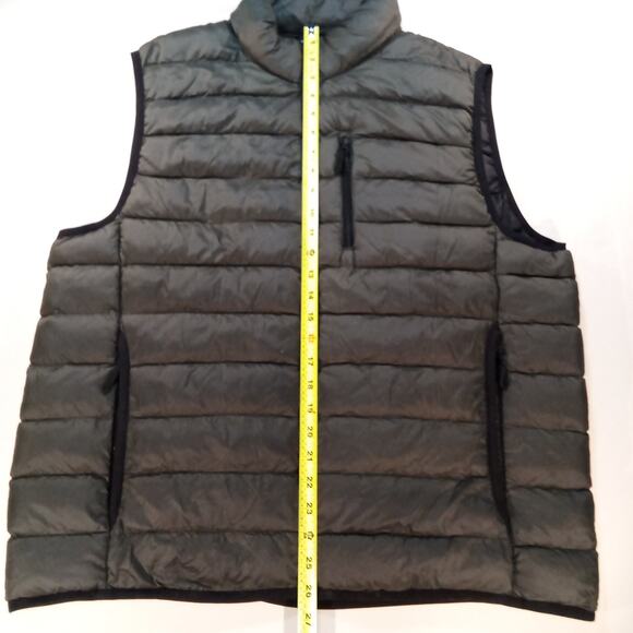 32 Degrees Heat Puffer Vest Men’s Large Gray Lightweight Zip Packable - Picture 2 of 5
